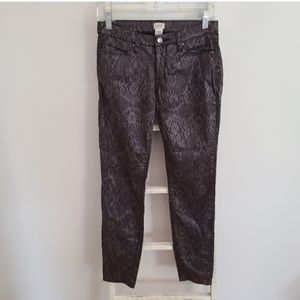 Cache size 4 lace print pants
